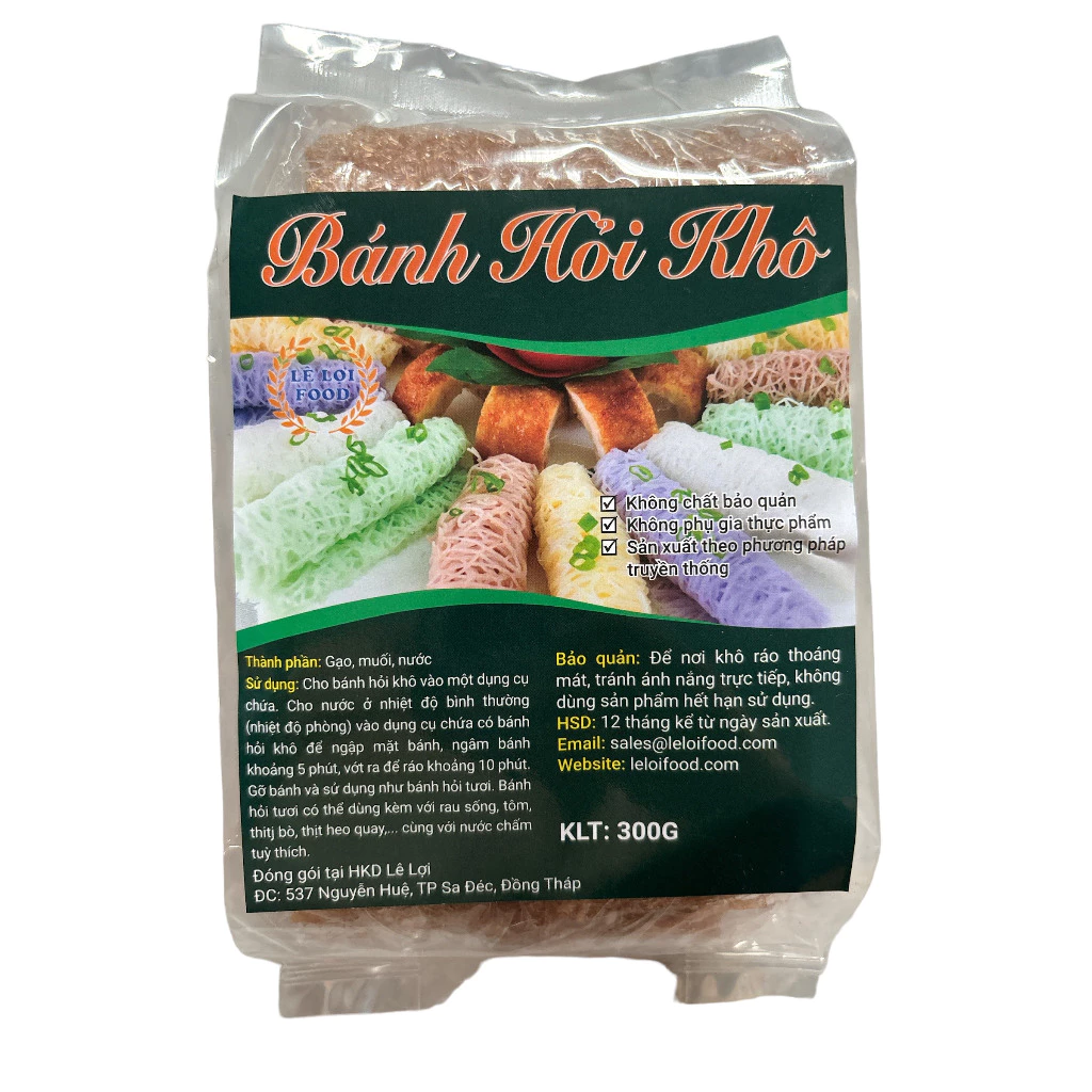 Bánh hỏi Gấc Khô gói 300g