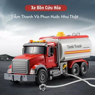 Xe ô tô đồ chơi trẻ em cỡ lớn cho bé trai mô hình xe bồn nước cứu hỏa, cần cẩu, trộn bê tông, chở rác loại to đẹp