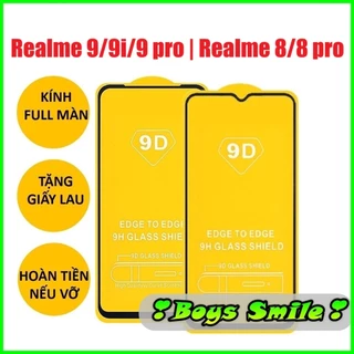 Kính cường lực Full màn Realme 9 9i Realme 9pro Realme 8 8 pro Realme 10 Realme 11