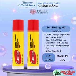 Son Dưỡng Môi Giảm Thâm Chống Nắng Carmex Original Classic Lip Balm Medicated 4.25gr