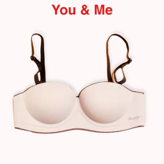 Áo Ngực Su Không Gọng Nâng Ngực Tạo Khe Đẹp Chất Mềm Mại You&Me Bra - K109