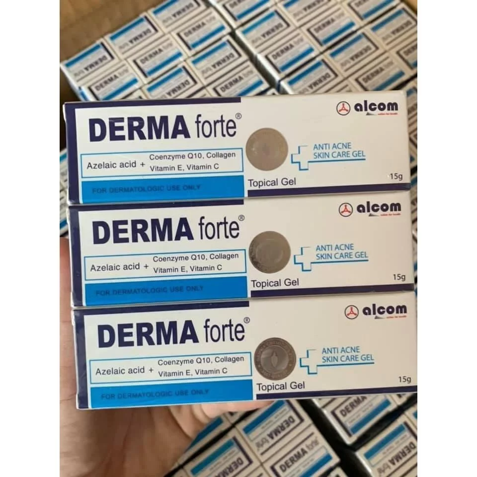 Gel giảm thâm mụn Gamma Derma Forte giảm viêm, mụn ẩn, mụn đầu đen 15g