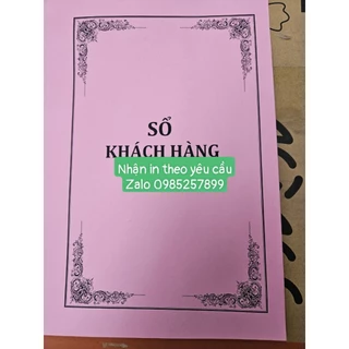 Sổ theo dõi khách hàng SPA (mẫu in dọc)