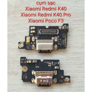 [ HCM ] Cụm chân sạc Xiaomi Redmi Poco F3 - RM K40 - K40 Pro / Bảng mạch đuôi sạc Xiaomi K40 ( có mic, jack tai nghe )