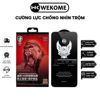 Kính Cường Lực Chống Nhìn Trộm KingKong Cho IP 7-8-X-11-12-13-14-15-Plus-Pro-Promax