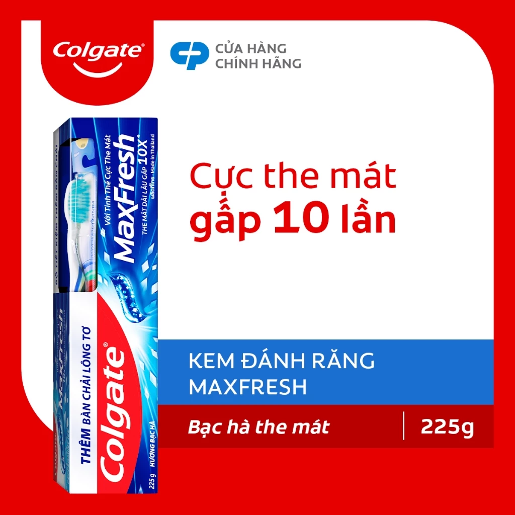 [HB Gift] Kem đánh răng Colgate Maxfresh 225g kèm bàn chải