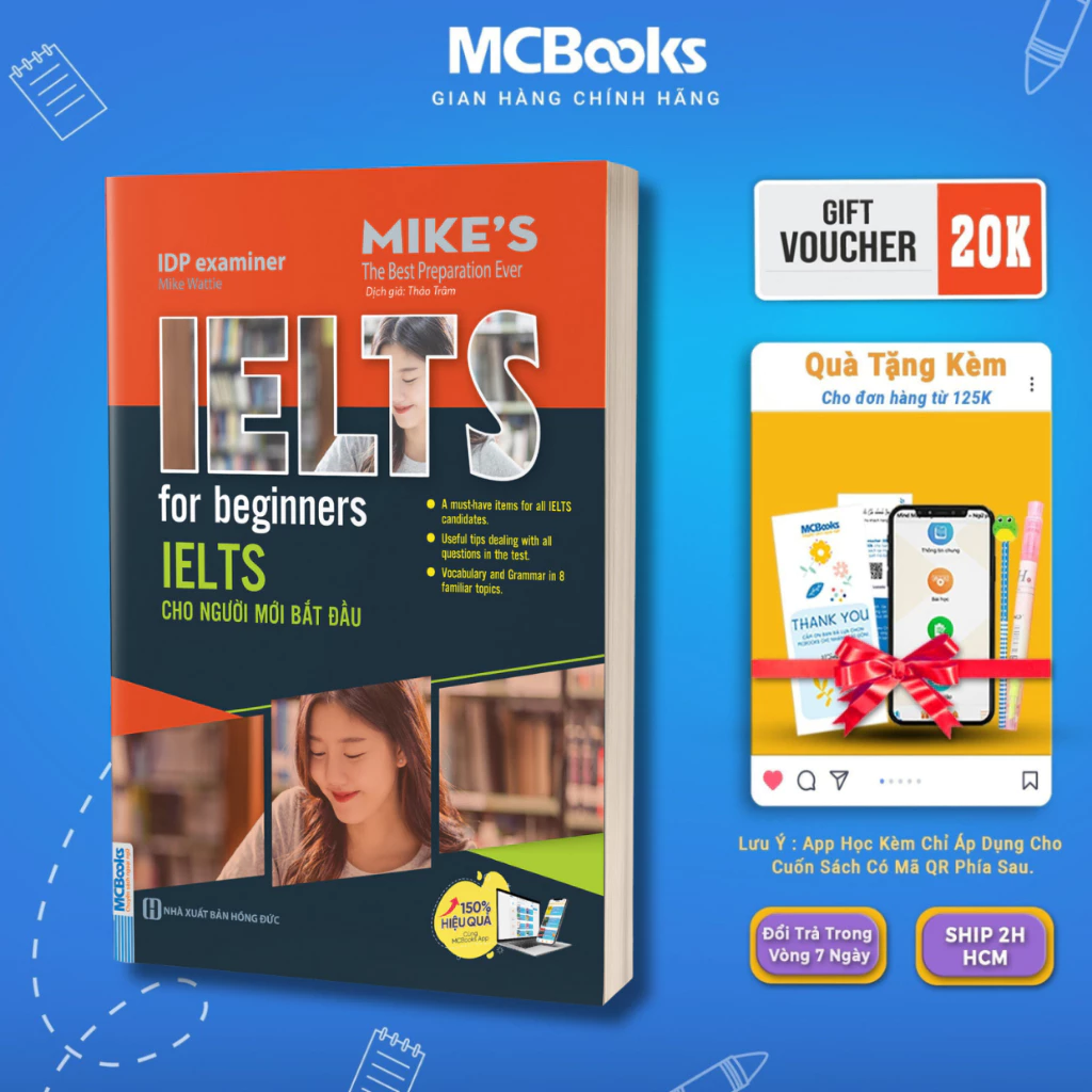 Sách - Ielts For Beginners Ielts Cho Người Mới Bắt Đầu - MCBooks