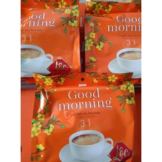 Combo 2 bịch Cà Phê Sữa Good Morning Trần Quang bịch 24  gói instant Coffee mix 3 in 1