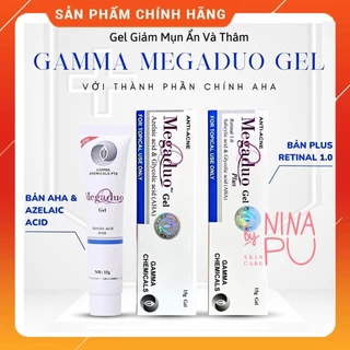 [CHÍNH HÃNG] Megaduo Gel giảm mụn ẩn, giảm thâm bản thường AHA và bản Plus Retinal