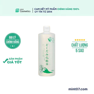 Nước Hoa Hồng Dokudami Natural Skin Lotion Diếp Cá Ngăn Ngừa Mụn Nhật Bản 500ml