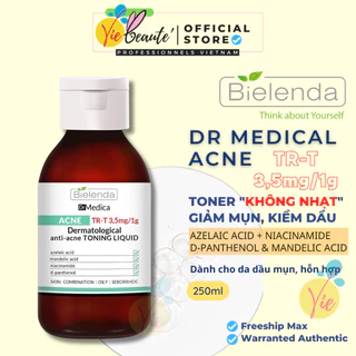 Toner Bielenda Cho Da Mụn Dr Medica Dermatological Anti-acne Toning Liquid - 250ml