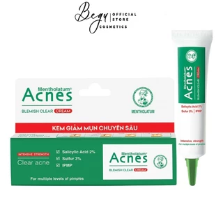 Kem giảm mụn chuyên sâu Acnes Blemish Clear Cream 10g