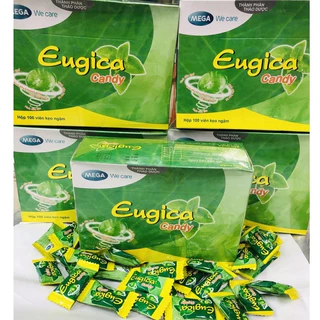 Kẹo ngậm ho Eugica candy thảo dược hộp 100 viên