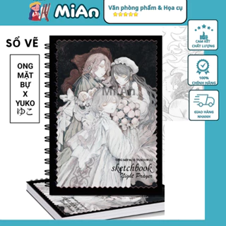 Sổ vẽ Ong Mặt Bự ,Sổ Phác Thảo NIGHT PRAYER họa sĩ nhật bản Yuko  - Sketchbook , Sổ Vẽ Không Kị Tẩy [ MiAn - Văn Phòng P