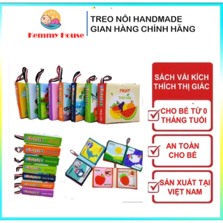 Sách vải kích thích thị giác cho bé