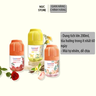 Lọ tỏa hương Loveseed sáp thơm phòng thế hệ mới 60 ngày, dung tích 200ml, hương thơm tự nhiên