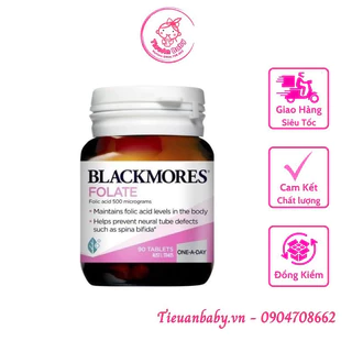 Viên Uống Bổ Sung Axit Folic Cho Mẹ Bầu Blackmores Folate