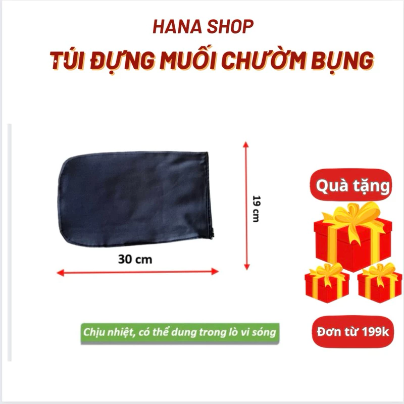 Túi đựng muối chườm bụng giảm eo cho mẹ sau sinh