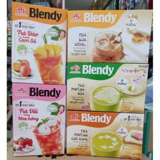 Trà Sữa Blendy Matcha, Ít Đường Lẻ 1 Hộp