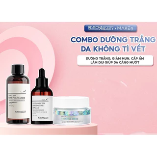 Combo 3 sản phẩm dưỡng da REASONABEAUTY: Toner AHA BHA+Nia20%+Kem Dưỡng Cica Dưỡng Trắng Giảm Mụn se khít lỗ chân lông