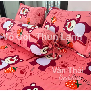 🌼Áo Gối Thun Lạnh Hàn Quốc nhiều màu 🌸Mát - Bền-Đẹp Văn Thái Bedding