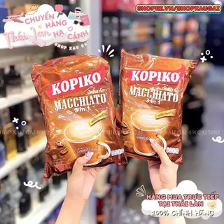 Cafe Hòa Tan Kopiko Macchiato / Kopiko đen Thơm Ngon Ngọt Dịu