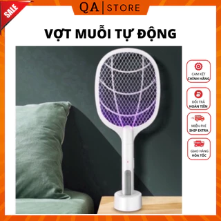 Vợt muỗi tự động kiêm đèn bắt muỗi 2 in 1 tự động sạc tích điện, vợt bắt muỗi thông minh cao cấp để bàn A11