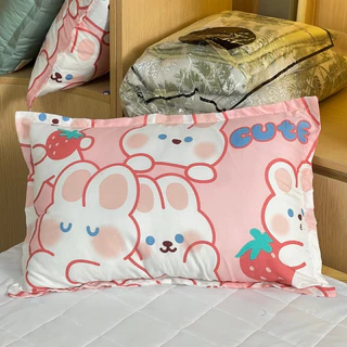 Vỏ gối nằm Cotton Poly kích thước 45x65cm (1 chiếc) dùng ruột 40x60cm