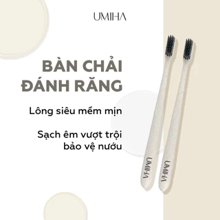 Bàn chải đánh răng mềm UMIHA - Chất liệu siêu mềm mịn, cao cấp