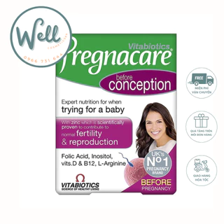 UK-Viên uống bổ sung trước khi mang thai cho nữ Pregnacare Conception hộp 30 viên