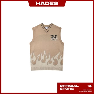 Áo Len Ghile Unisex LOGO FLAME KNIT TOP HADES Brand Chính Hãng