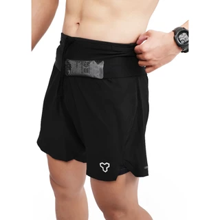 Quần Short Thể Thao Chạy Bộ Nam Đa Năng MOTIVE MEN SHORT BELT - Màu Đen