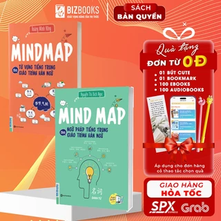 Sách - Combo Mindmap ngữ pháp tiếng Trung và Mindmap từ vựng tiếng Trung theo giáo trình Hán ngữ