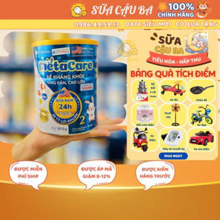 Sữa bột Nutricare MetaCare 2+ cho bé 2-10 tuổi đề kháng khỏe, tăng cân, cao lớn (800g)