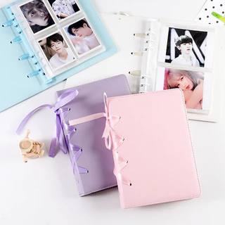 Album ảnh 6x9 200 tấm bìa da nơ cao cấp (AB48)