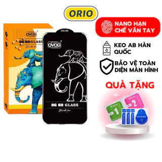 Kính cường lực iphone OG6D Elephant 6/6s/7/8/x/xs/xr/xsmax/11/12/13/14/15/plus/pro/promax ORIO [K-S]