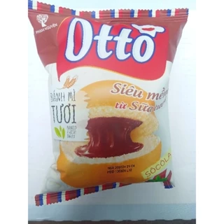 BÁNH MÌ TƯƠI OTTO SIÊU MỀM SỮA TƯƠI 55g VỊ BƠ VÀ SÔCÔLA DATE MỚI