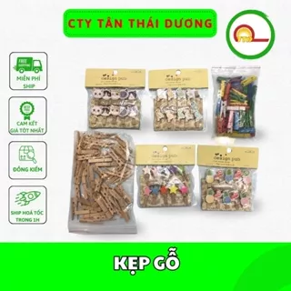 KẸP GỖ TREO ẢNH, TRANG TRÍ NHIỀU MẪU