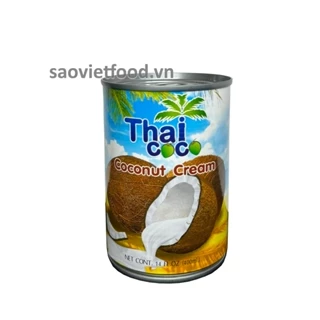 Nước cốt dừa Thai Coco xuất xứ Thái Lan hộp nắp giật 400ml