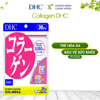 Viên uống collagen DHC Nhật Bản làm đẹp da thực phẩm chức năng gói 30 ngày XP8-DHC-COL30