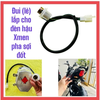 Đui Đèn Hậu Gắn Xe Máy Điện X Men Có Dắc Cắm Và ( Kèm Bóng Hậu Audi F1)