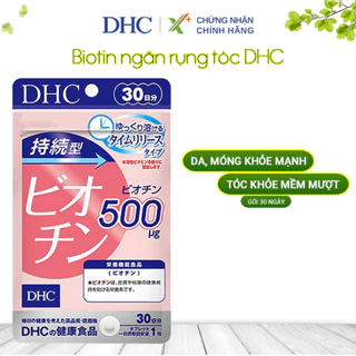 Viên uống Biotin DHC Nhật Bản ngăn rụng tóc, kích thích mọc tóc, làm đẹp da thực phẩm chức năng 30 ngày XP8-DHC-BIO30