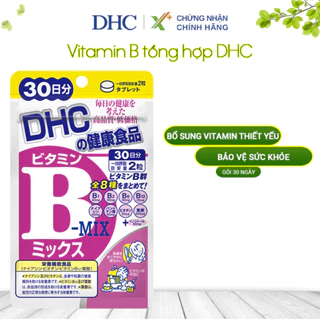 Viên uống Vitamin B tổng hợp DHC Nhật Bản bổ sung 8 loại vitamin B thực phẩm chức năng gói 30 ngày XP8-DHC-MIX30
