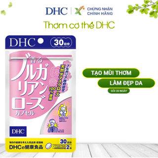 Viên uống thơm cơ thể DHC Nhật Bản chiết xuất hoa hồng, vitamin E làm đẹp da thực phẩm chức năng 30 ngày XP8-DHC-ROS30