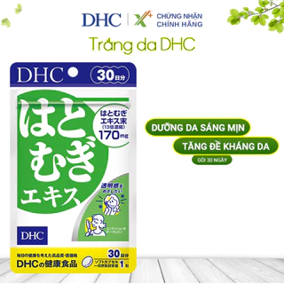 Viên uống trắng da DHC Adlay Extract Nhật Bản dưỡng ẩm và tăng cường đề kháng da thực phẩm chức năng 30 ngày XP8-DHC-ADL