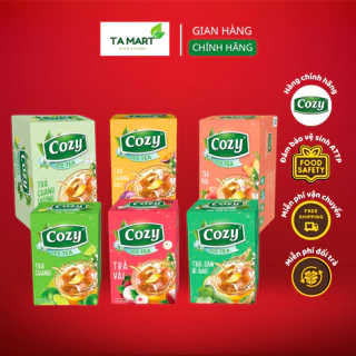 Trà hòa tan Cozy các vị hộp 240g (16 gói x 15gr) - Cozy Ice Tea