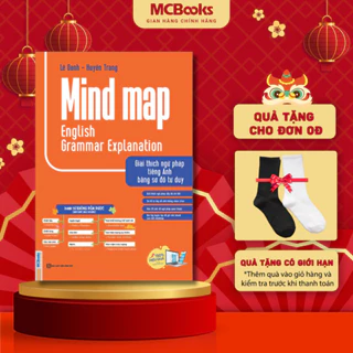 Sách - Mindmap english grammar explanation - Giải thích ngữ pháp tiếng anh bằng sơ đồ tư duy - MCBooks