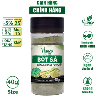 Bột Sả Vianco hủ 40g gia vị tự nhiên nguyên chất 100% Gia vị Việt Ấn