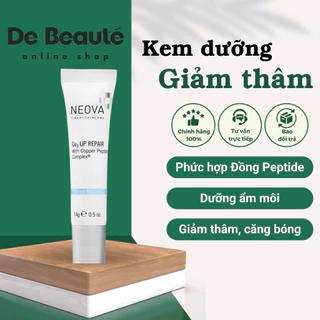 [HÀNG CÔNG TY] Kem Dưỡng Ẩm, Giảm Thâm Và Căng Bóng Môi Neova Cu3 Lip Repair 15ml