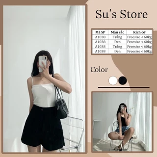 Áo Hai Dây Thun Trơn A1038 SUSSTORE